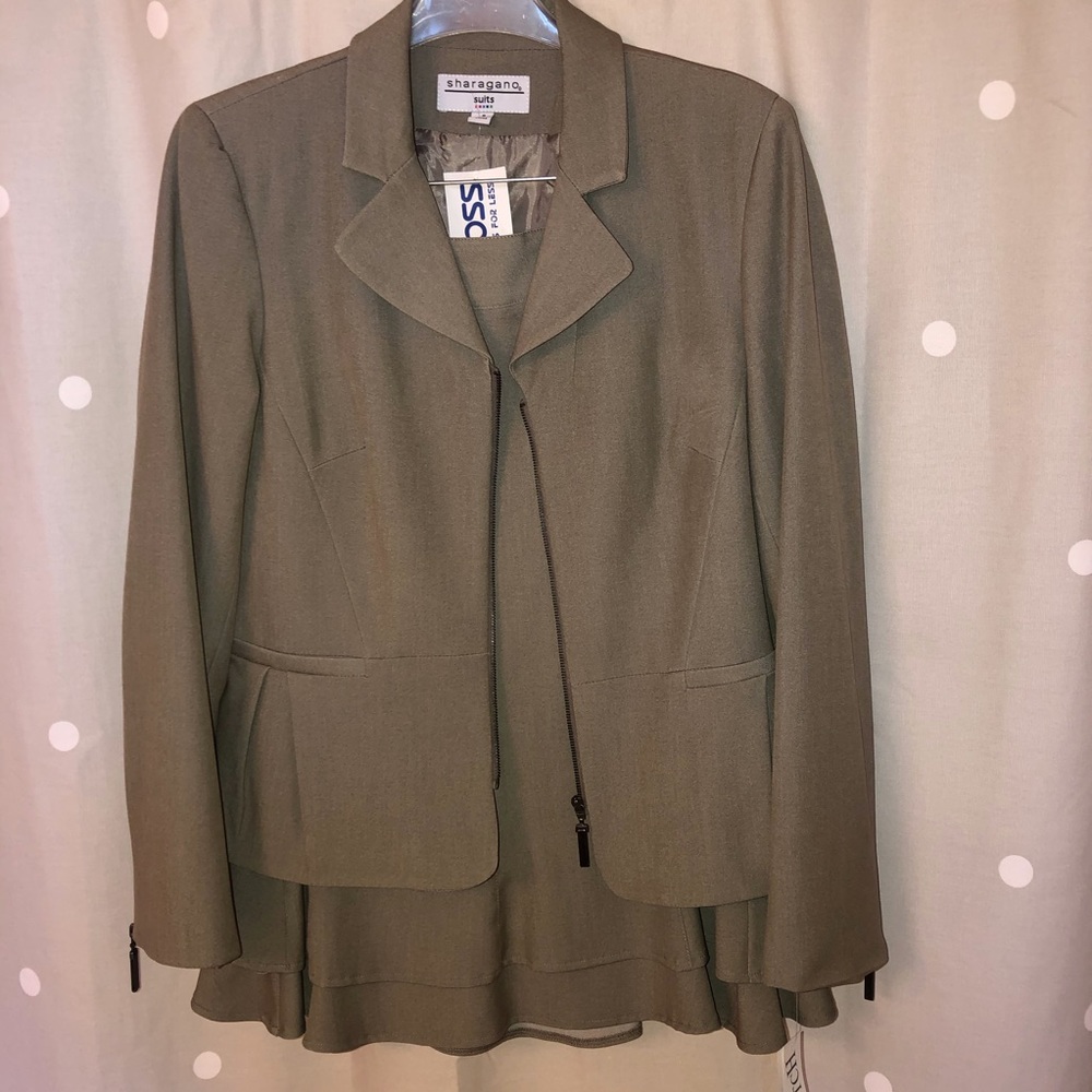 Sharagano Skirt Suit Set
